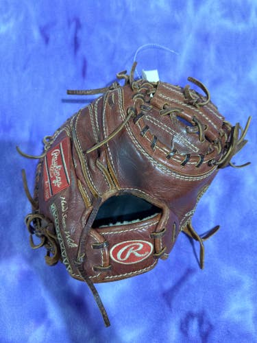 Brown Rawlings Rawlings Primo RH Catcher's Baseball Glove (Used)