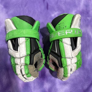 Green Maverik M6 Lacrosse Gloves 10" (Used)
