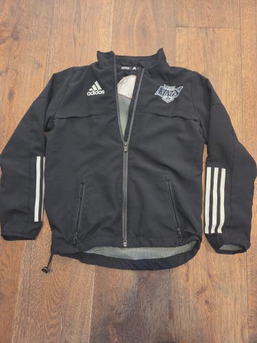 Black Kids Jr Kings "undefeated" Unisex Small Adidas Jacket (Used)