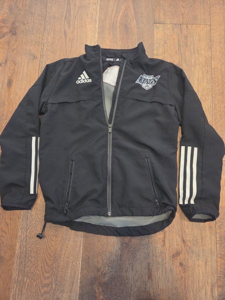 Black Kids Jr Kings "undefeated" Unisex Small Adidas Jacket (Used)