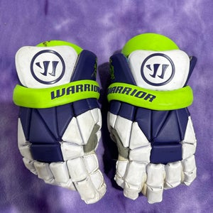White Warrior Evo Lacrosse Gloves Medium (Used)