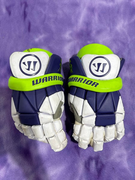 White Warrior Evo Lacrosse Gloves Medium (Used)