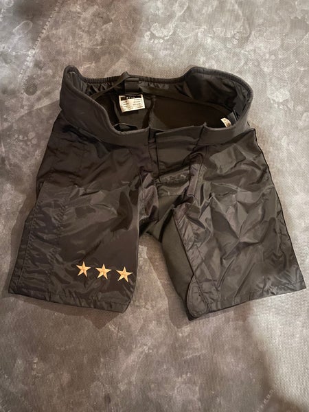 Pro Stock Washington Capitals Reverse Retro CCM PP190 Girdle/Pant Shell Large Black