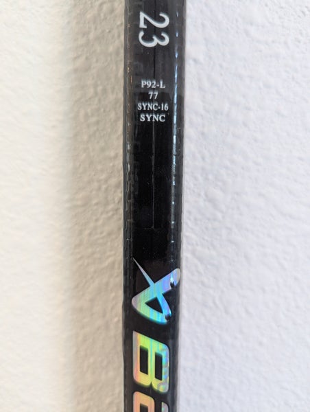 Bauer NEXUS SYNC Hockey Stick LEFT P92 77 flex Senior D1 Pro Stock