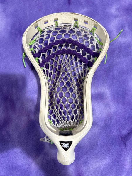White ECD Lacrosse DNA Strung Head (Used)