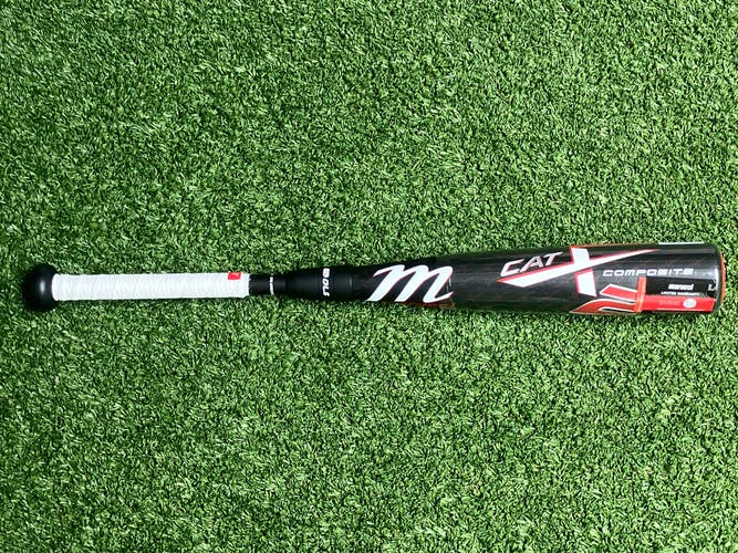 2025 Marucci CATX2 Composite USSSA Certified Bat (-10) Composite 17 oz 27" (Used)