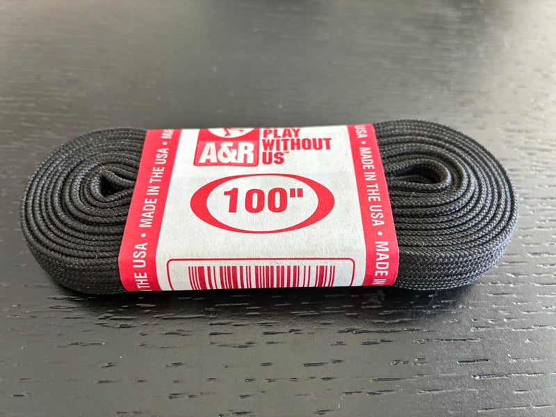 Figure Skate Laces, 100” Black, New