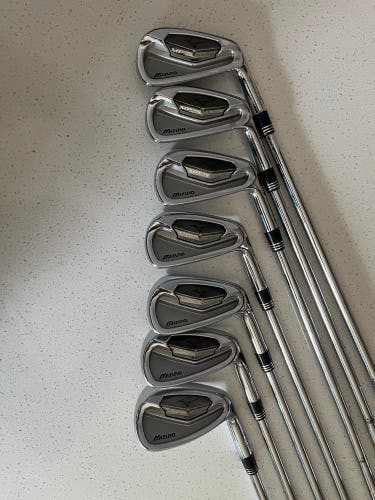 Men's 2015 Mizuno RAGE MP-15 Right Handed Iron Set Stiff Flex Steel Shaft (Used)