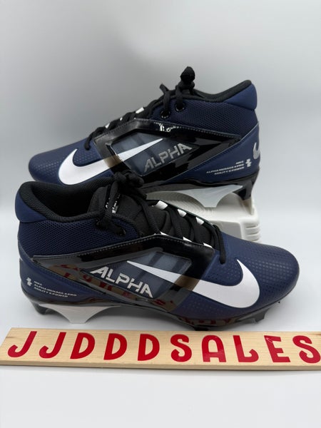 Nike Alpha Menace 4 Pro Football Cleats Midnight Navy FD7037-401 Men’s Sz 10   New