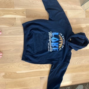 Blue Men's Large  Sweatshirt (New)