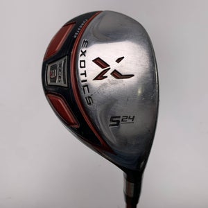 Tour Edge Exotics XCG 5 Hybrid 24* Fujikura Motore Exotics 65g Ladies