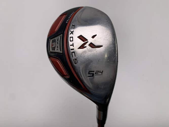Tour Edge Exotics XCG 5 Hybrid 24* Fujikura Motore Exotics 65g Ladies