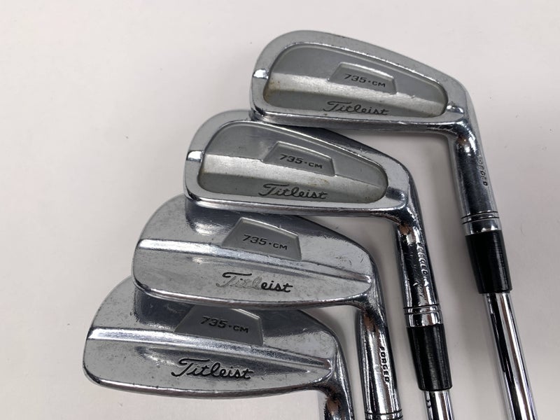 Titleist 735 CM Chrome Iron Set 6-PW (No 8) True Temper XP 95 S300 Steel Mens RH