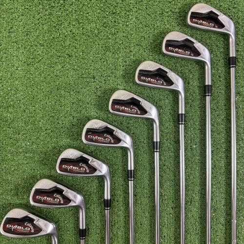 Callaway Diablo Forged Irons Set 3-PW Uniflex N.S. Pro 1100GH Steel Shafts