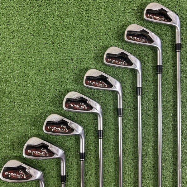Callaway Diablo Forged Irons Set 3-PW Uniflex N.S. Pro 1100GH Steel Shafts