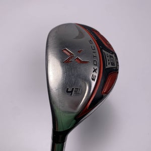 Tour Edge Exotics XCG3 4 Hybrid 21* Fujikura Motore 80g Stiff Graphite Mens LH
