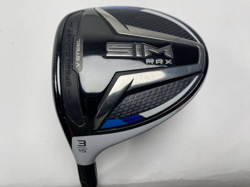 TaylorMade SIM MAX 3 Fairway Wood 15* Ventus Blue 7-X Velocore XStiff  LH HC
