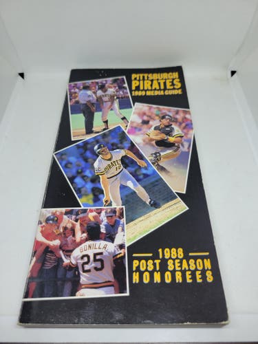 Vintage Pittsburgh Pirates MLB 1989 Media Guide