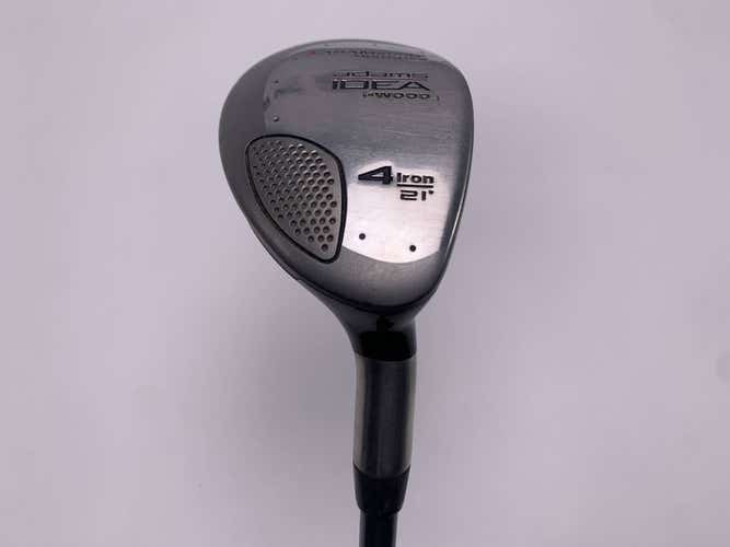 Adams Idea i-Wood 4 Hybrid 21* Regular Graphite Mens RH
