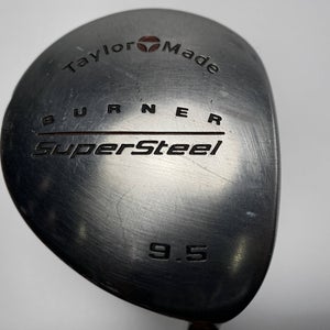 TaylorMade Supersteel Driver 9.5* Bubble S-90 90g Stiff Graphite Mens RH