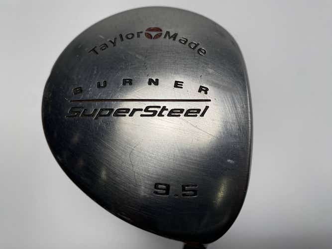TaylorMade Supersteel Driver 9.5* Bubble S-90 90g Stiff Graphite Mens RH
