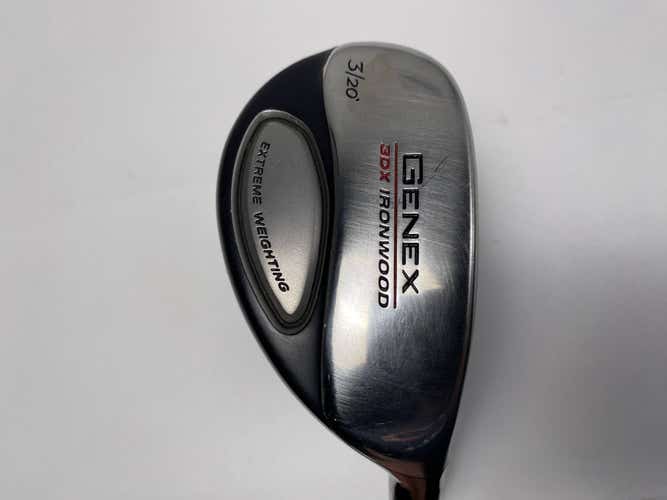 Nickent 3DX Ironwood 3 Hybrid 20* SpeedRated 75 Stiff Graphite Mens RH