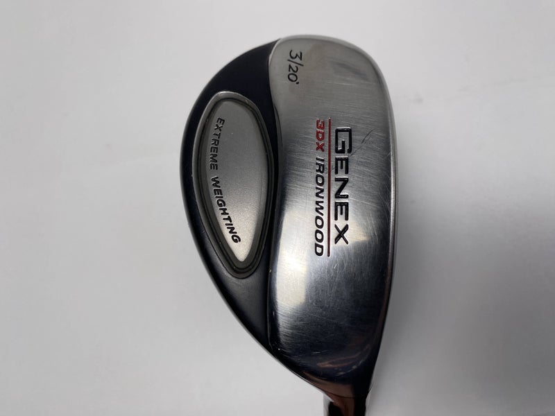 Nickent 3DX Ironwood 3 Hybrid 20* SpeedRated 75 Stiff Graphite Mens RH