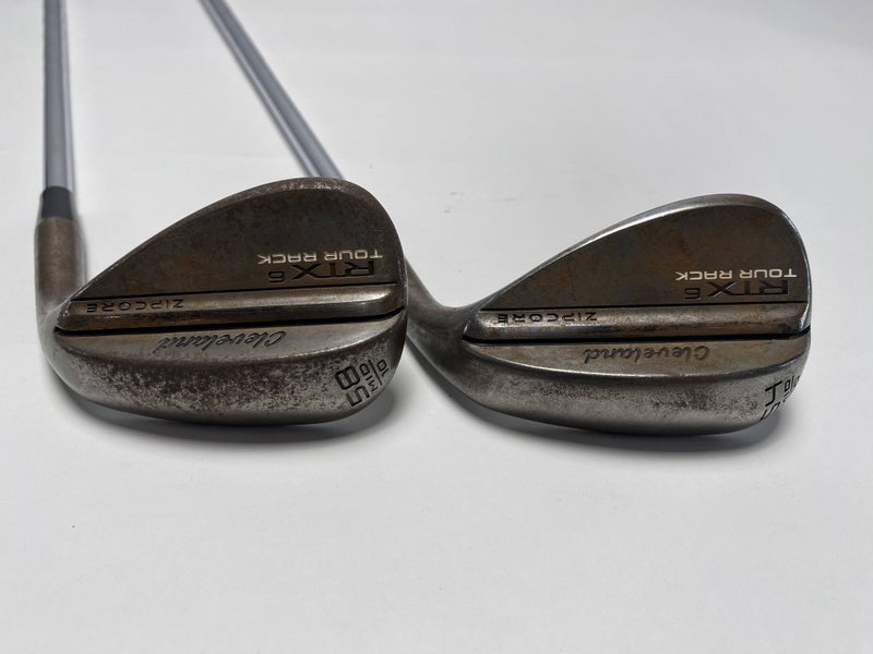 Cleveland RTX 6 ZipCore Tour Rack Raw Wedge Set 54*10 | 58*10 Hi-Rev XStiff RH