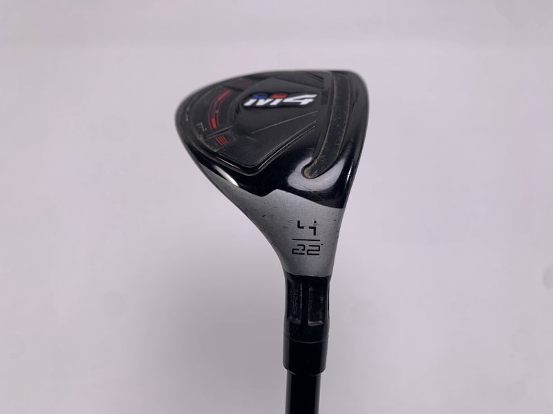 TaylorMade M4 4 Hybrid 22* Fujikura Atmos 6R Regular Graphite Mens RH