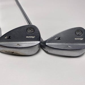 Mizuno T7 White Satin Wedge Set 54* 12 58* 8 True Temper Dynamic Gold Wedge RH