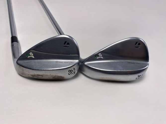 TaylorMade Milled Grind 4 Chrome Wedge Set 54* 11 58* 9 NS Pro 950 GH Regular RH