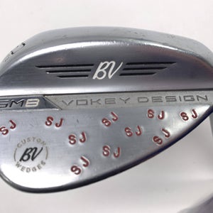 Titleist Vokey SM8 Tour Chrome Wedge 60* 12 Bounce D-Grind Wedge Steel Mens RH