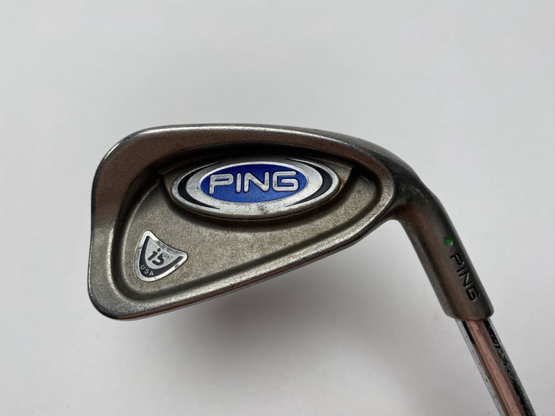 Ping i5 Single 5 Iron Green Dot 2* Up Regular Steel Mens RH