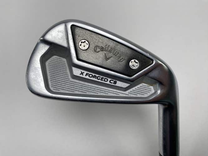 Callaway X Forged CB 21 Single 7 Iron Project X IO 6.0 110g Stiff Steel Mens RH