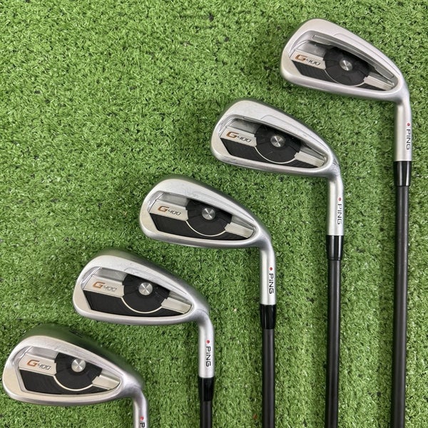 Ping G400 Iron Set 6-PW Red Dot Graphite Alta CB SR Senior Flex -1 Short