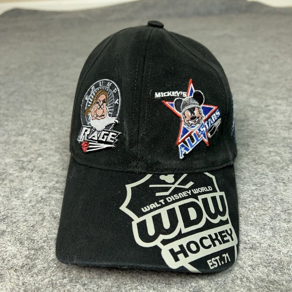 Disney Hat Cap Strap Back Hockey All Stars Grumpy Donald World Mickey Mens