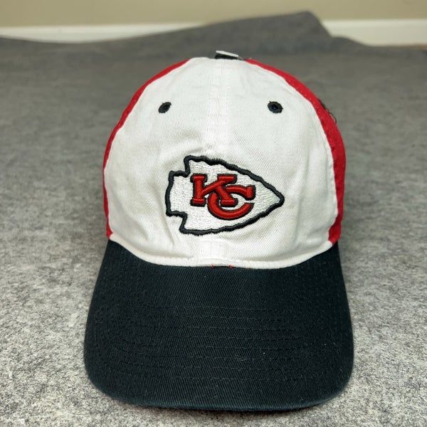 Kansas City Chiefs Hat Cap Strap Back Small Red Black White NFL Football Cotton