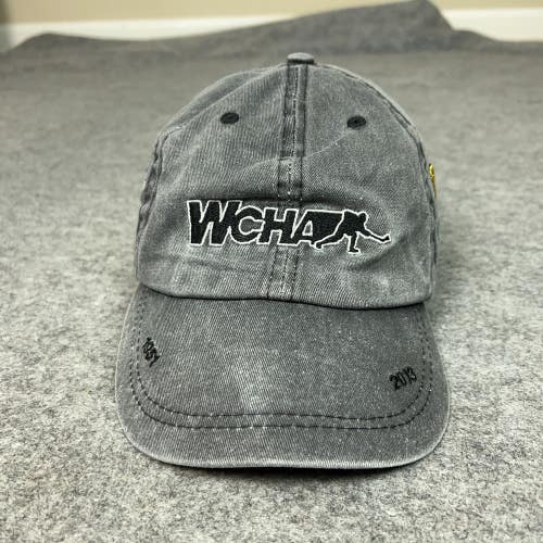WCHA Hat Cap Strap Back NCAA Hockey Mens 2013 Sports College NCAA Logo Ice