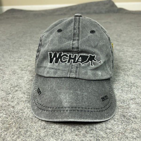 WCHA Hat Cap Strap Back NCAA Hockey Mens 2013 Sports College NCAA Logo Ice