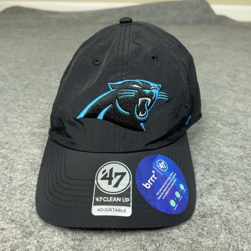 Carolina Panthers Hat Cap Strap Back Black NFL Football Mens One Size Cool brrr
