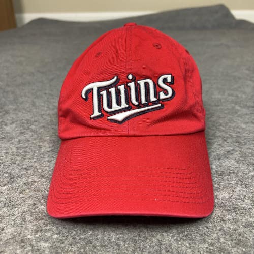 Minnesota Twins Hat Cap Strap Back Red MLB Baseball Mens Nike Team One Size
