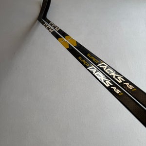 *2 Pack* of Used Senior CCM Super Tacks AS1 Right Handed Pro Stock Hockey Sticks 85 Flex P92M