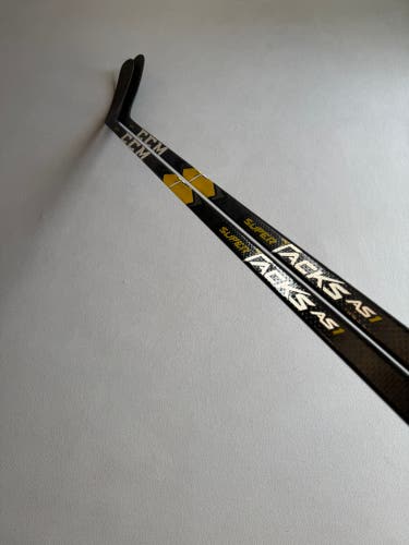 *2 Pack* of Used Senior CCM Super Tacks AS1 Right Handed Pro Stock Hockey Sticks 85 Flex P92M