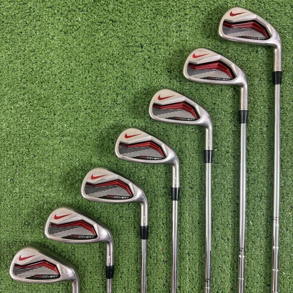 Nike VRS Covert 2.0 Iron Set 5-PW AW Steel True Temper Dynalite 105 Stiff Flex