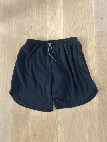 Black Large Adult Unisex Shorts (New)