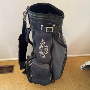 Callaway Big Bertha Hawk Eye Cart Bag 6-Way Faux Leather