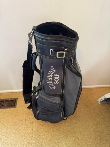 Callaway Big Bertha Hawk Eye Cart Bag 6-Way Faux Leather