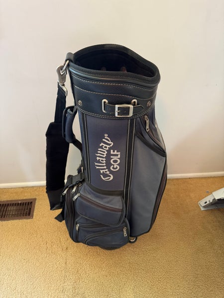 Callaway Big Bertha Hawk Eye Cart Bag 6-Way Faux Leather