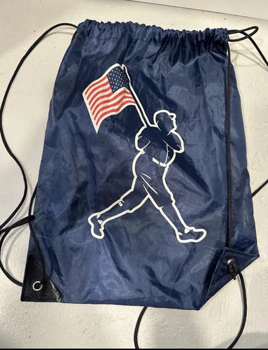 Baseballism Drawstring Backpack