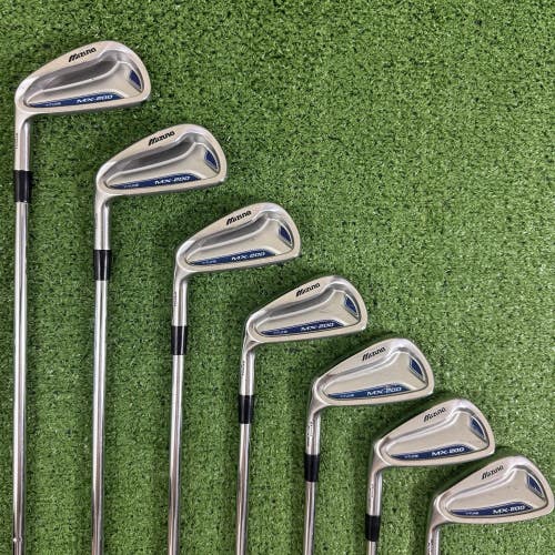 Mizuno MX-200 Iron Set 4-PW Stiff Flex Left Handed N.S. Pro 950GH +1/2 Long